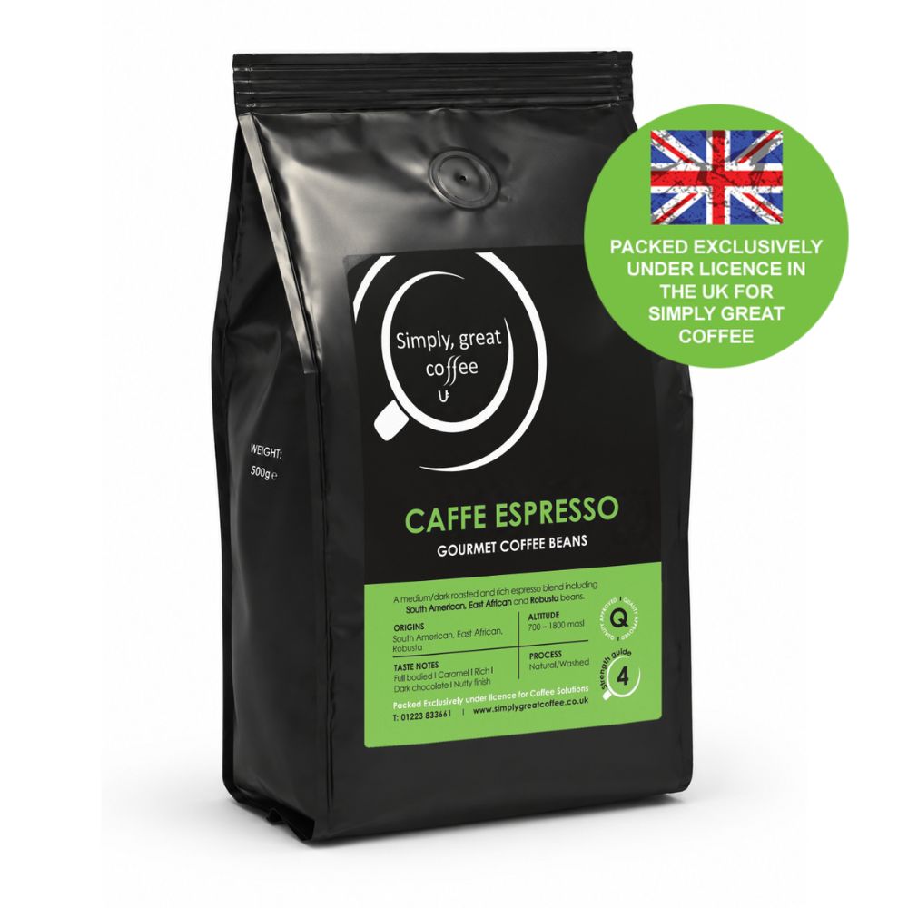 Caffe Espresso Gourmet Coffee Beans (1 x 500g)