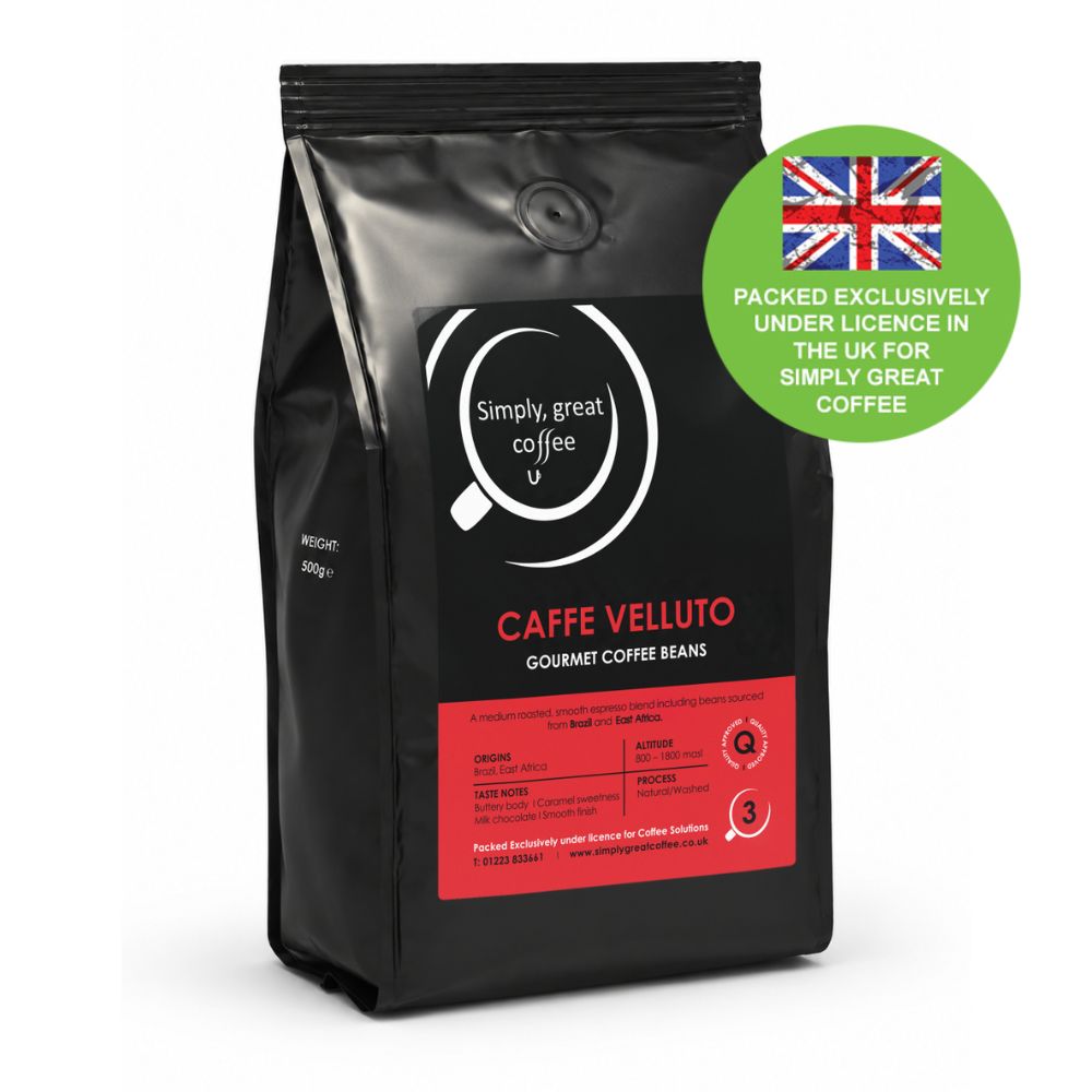 Caffe Velluto Gourmet Coffee Beans (1 x 500g)