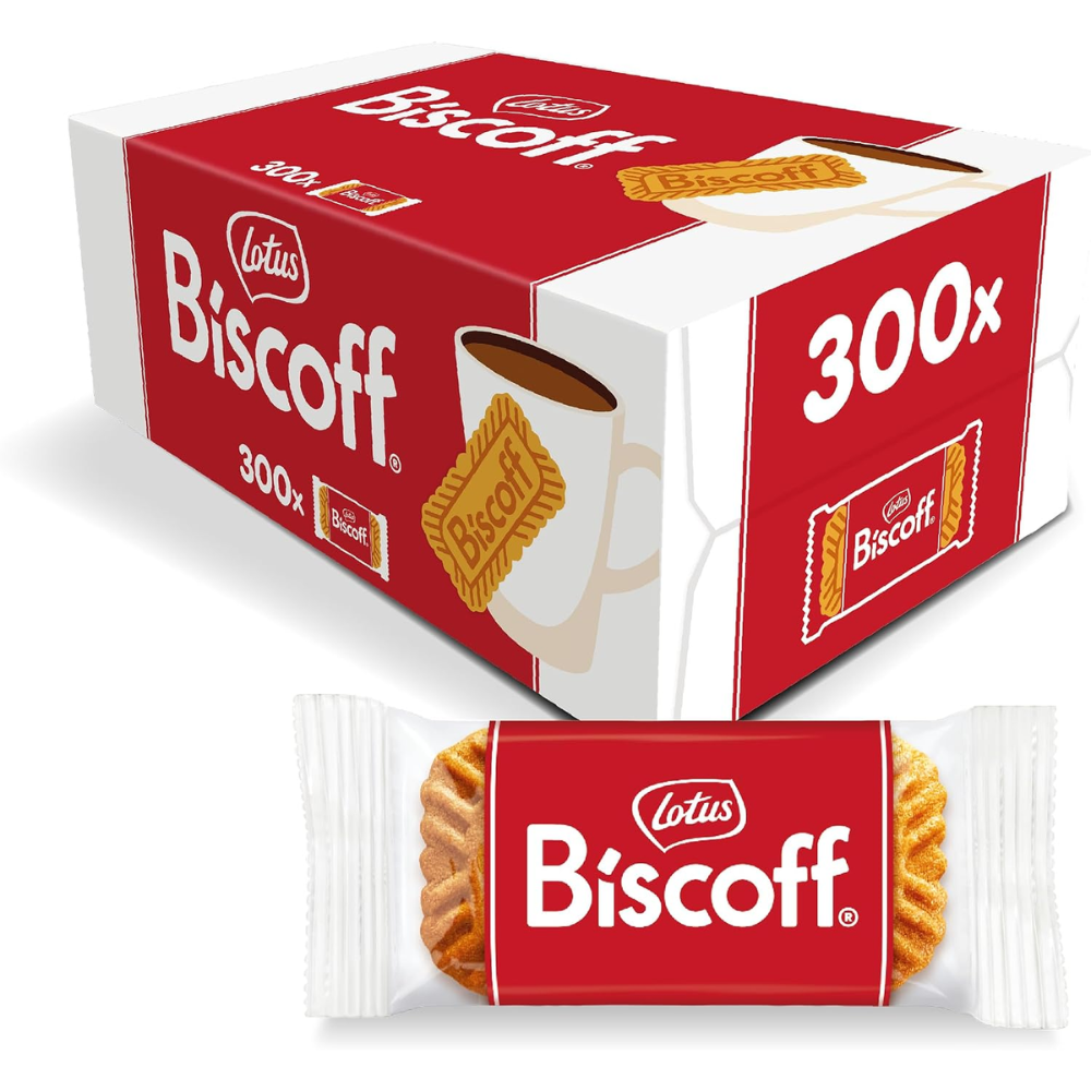 300 Individually wrapped caramelised Lotus Biscuits