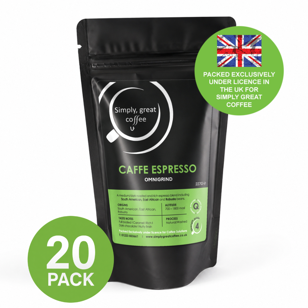 Caffe Espresso Omnigrind Gourmet Coffee (20 x 227g)