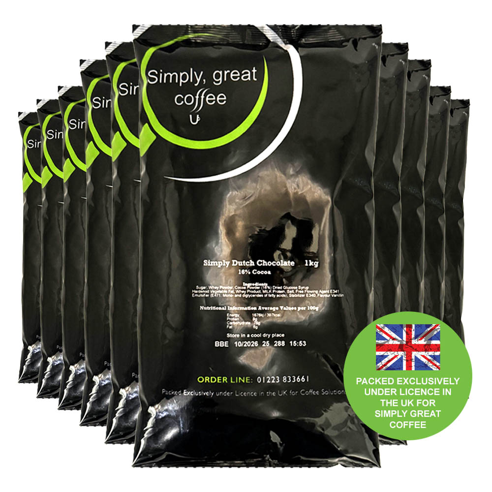 Simply Dutch Chocolate 16% Cocoa 10 x 1KG