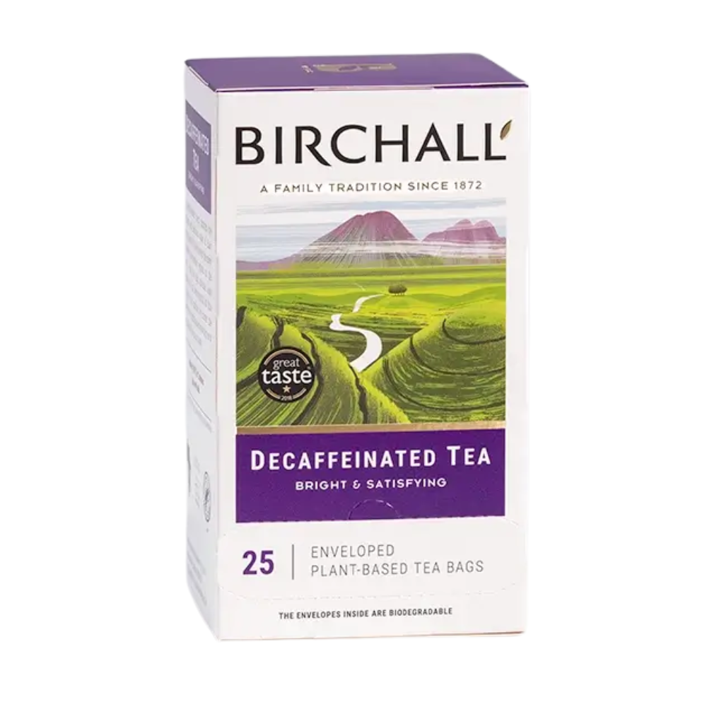 Birchall Decaffeinated Enveloped Tagged Tea 1 x 25