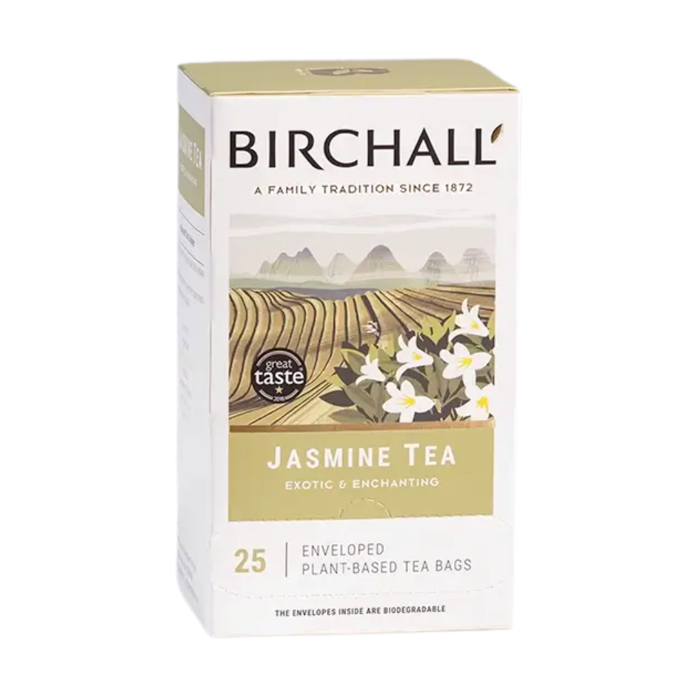 Birchall Jasmine Enveloped Tagged Tea Bag 1 x 25