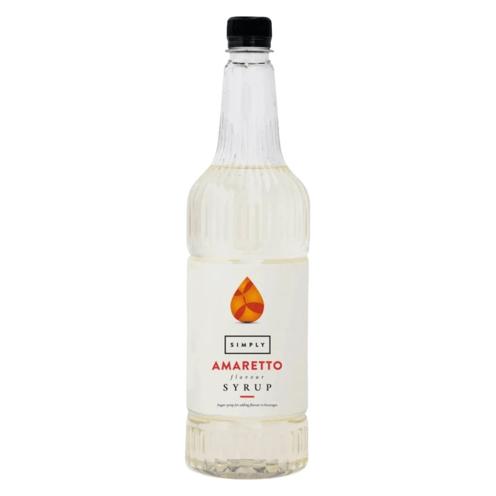 Simply Amaretto Flavoured Syrups 1Ltr