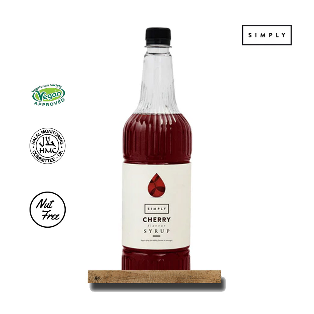 Simply Cherry Flavoured Syrup 1Ltr - Image 3