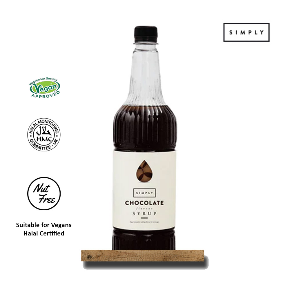 Simply Chocolate Flavoured Syrup 1Ltr - Image 3