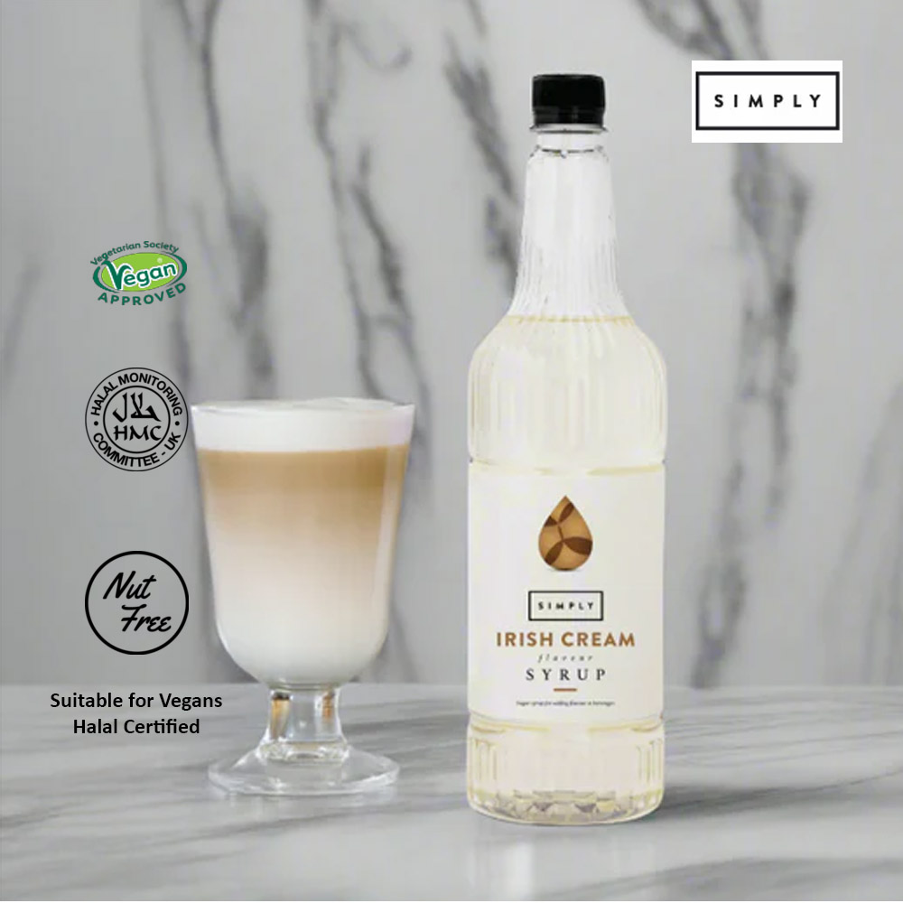 Simply Irish Cream Flavoured Syrup 1Ltr