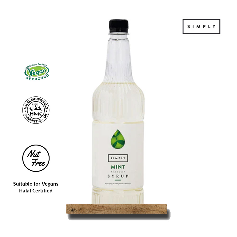Simply Mint Flavoured Syrup 1Ltr - Image 3