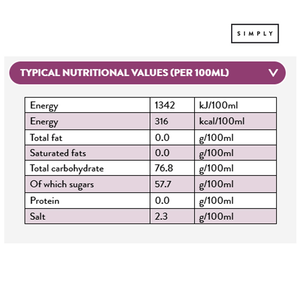 Simply Salted Caramel Flavoured Syrup 1Ltr - Image 2