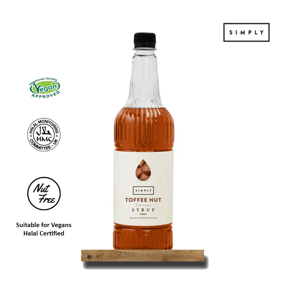 Simply Toffee Nut Flavoured Syrup 1Ltr - Image 3