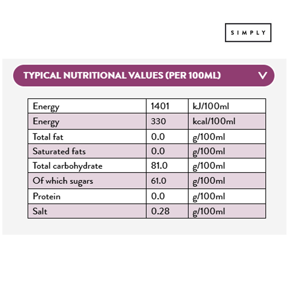 Simply Toffee Nut Flavoured Syrup 1Ltr - Image 2