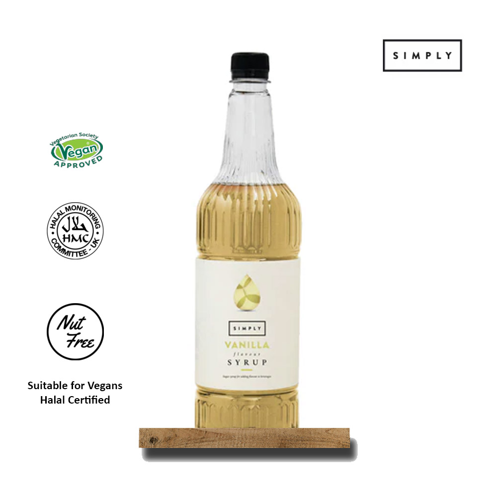 Simply Vanilla Flavoured Syrup 1ltr - Image 3