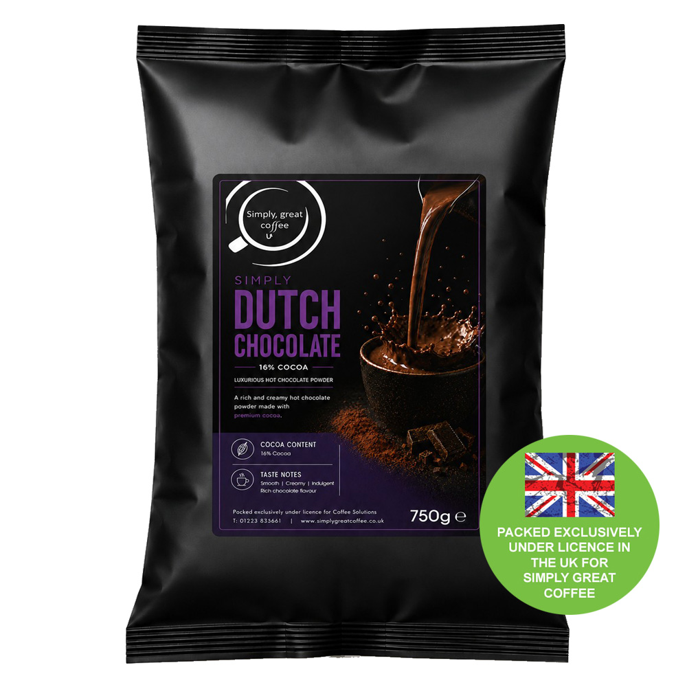 Simply Dutch Chocolate 16% Cocoa 1 x 750G
