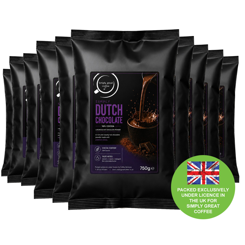 Simply Dutch Chocolate 16% Cocoa 10 x 750g