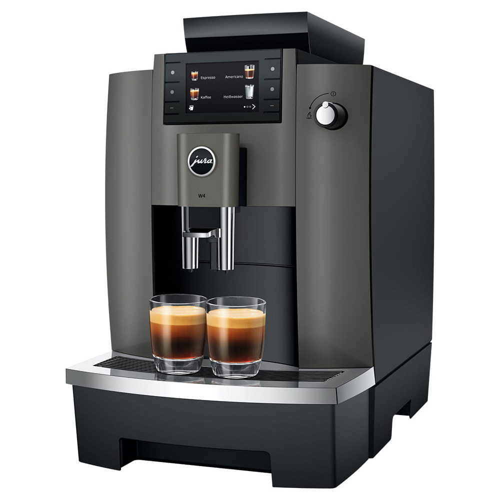 Jura W4 Dark Inox Bean to Cup Coffee Machine (Tanked) - Image 2