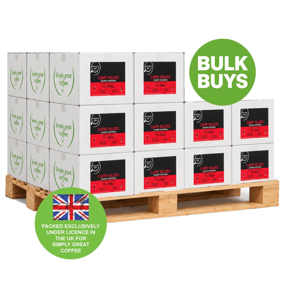 Caffe Velluto Gourmet Coffee Beans (Bulk Buy) 30 x 12x500g